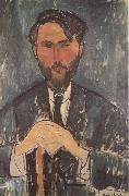 Amedeo Modigliani Leopold Zborowski a la canne (mk38) oil painting artist